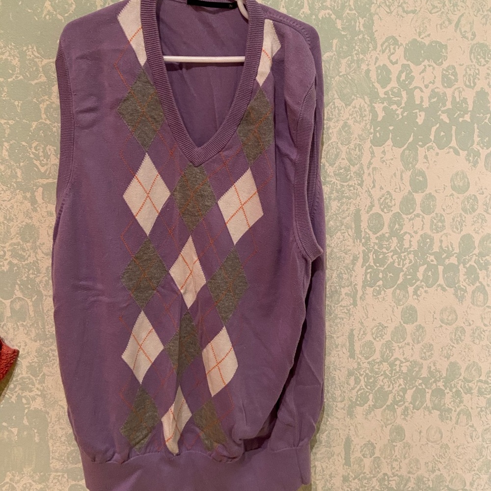 Purple Sweater Vest